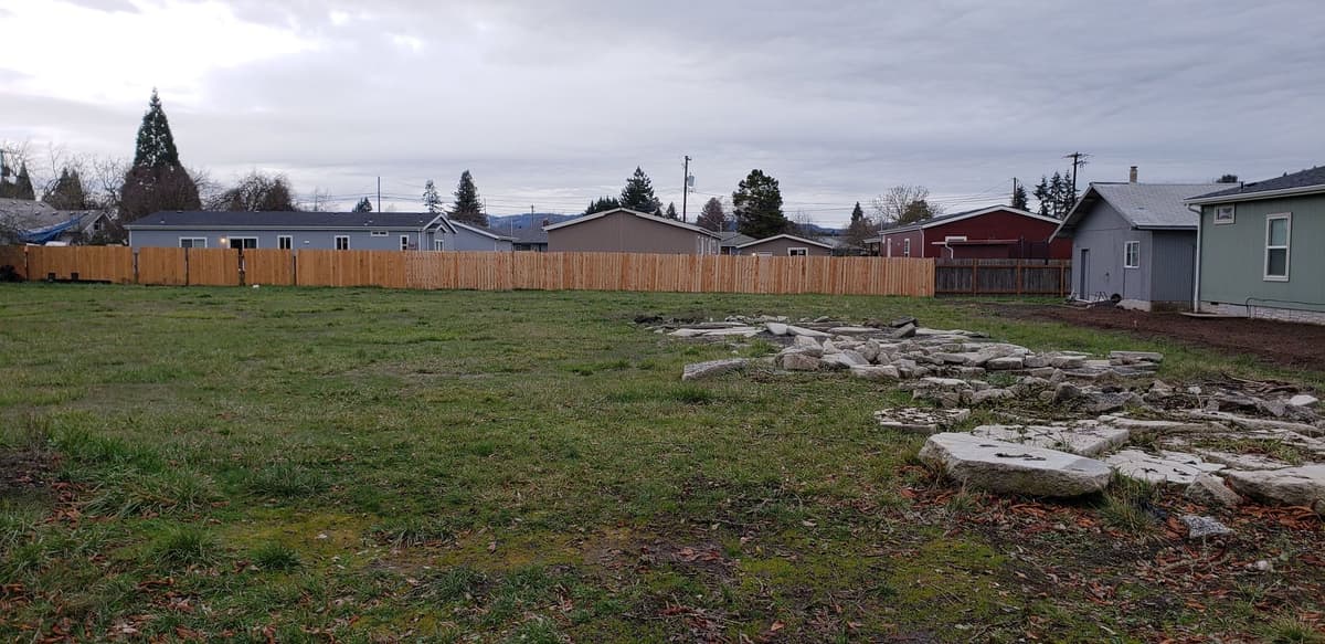 Manufactured home site prep