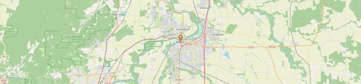 Albany Mobile Home Installation Map Oregon