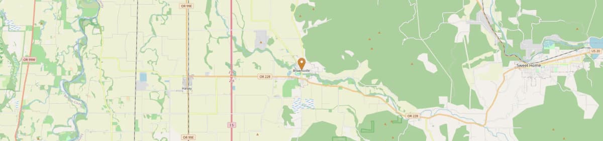 Brownsville Mobile Home Installation Map Oregon