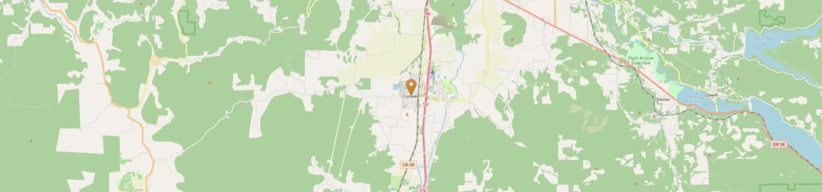 Creswell Mobile Home Installation Map Oregon