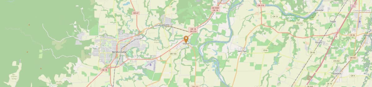 Dayton Mobile Home Installation Map Oregon