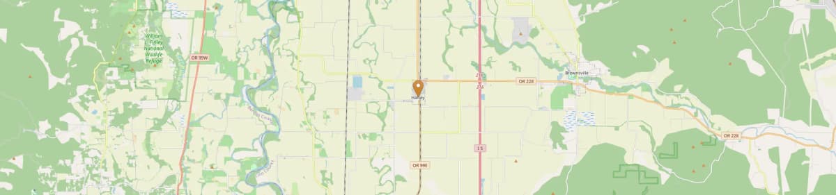 Halsey Mobile Home Installation Map Oregon