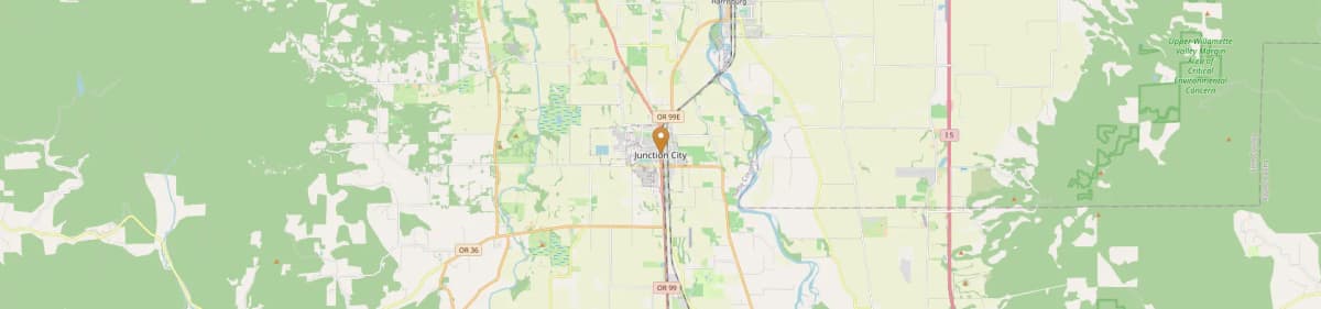 Junction City Mobile Home Installation Map Oregon