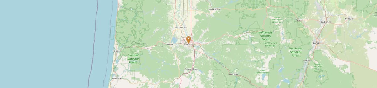 Lane County Manufactured Home Service Area Map Oregon