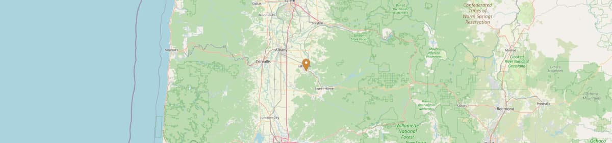 Linn County Manufactured Home Service Area Map Oregon