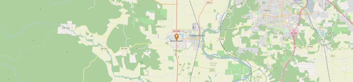 Monmouth Mobile Home Installation Map Oregon