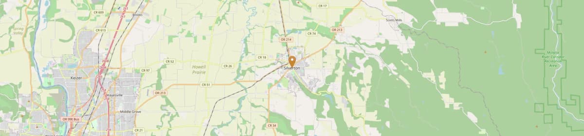 Silverton Mobile Home Installation Map Oregon